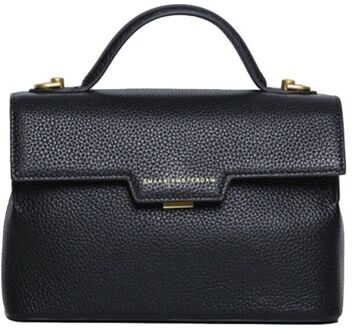 Smaak Amsterdam Flora Shoulderbag black handtas dames Zwart - H 15 x B 23 x D 8 cm