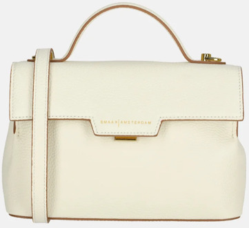 Smaak Amsterdam Flora Shoulderbag cream handtas dames Beige - H 15 x B 23 x D 8 cm
