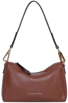 Smaak Amsterdam Jack Crossbody camel schoudertas heren Bruin - H 13 x B 22 x D 8 cm