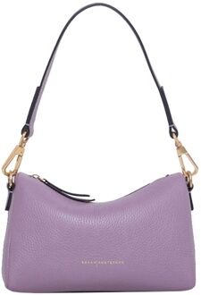 Smaak Amsterdam Jack Crossbody fig damestas Paars - H 13 x B 22 x D 8 cm