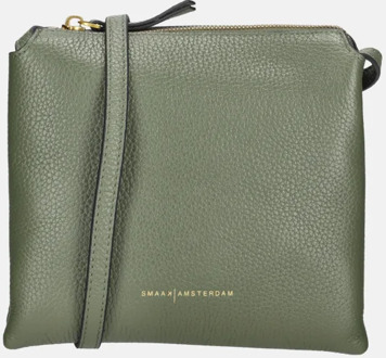 Smaak Amsterdam Jovi crossbody tas pine Groen