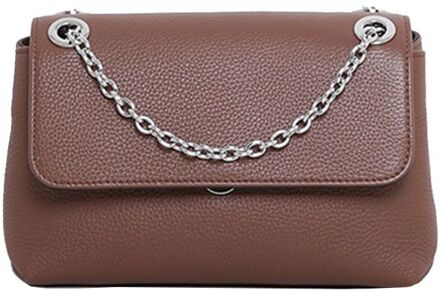 Smaak Amsterdam Liv Crossbody camel damestas Bruin - H 15 x B 24 x D 9 cm