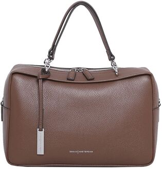 Smaak Amsterdam Luuk Shoulderbag camel Handtas schoudertas heren Bruin - H 20 x B 31.5 x D 13 cm