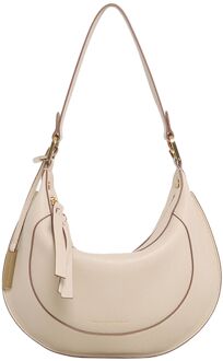 Smaak Amsterdam Marlon Crossbody limestone damestas Beige - H 24 x B 35 x D 8 cm