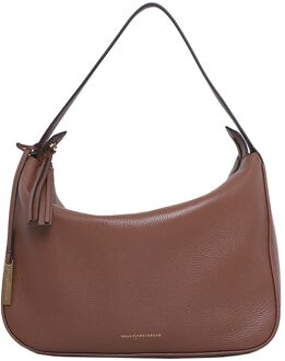 Smaak Amsterdam Monroe Crossbody camel damestas Cognac - H 24 x B 36 x D 14 cm
