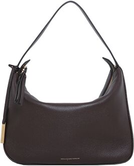 Smaak Amsterdam Monroe Crossbody dark chocolat damestas Bruin - H 24 x B 36 x D 14 cm
