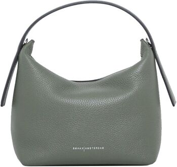 Smaak Amsterdam Tara Shoulderbag pine handtas dames Grijs - H 20 x B 22 x D 10 cm