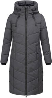 Smacking Bear Gewatteerde winterjas voor dames - warm en elegant Zwart - XS
