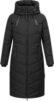 Smacking Bear Gewatteerde winterjas voor dames - warm en elegant Zwart