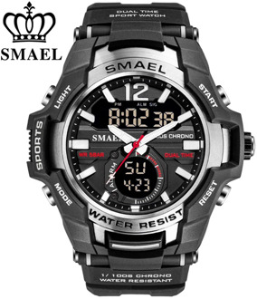 SMAEL 2020 Men Watches Fashion Sport Super Cool Quartz LED Digital Watch 50M Waterproof Wristwatch Men's Clock Relogio Masculino