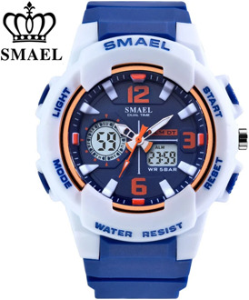 SMAEL Brand Fashion Women Sports Watches LED Digital Quartz Military Clock Man Watch Boy Girl Student Multifunctional Wristwatch