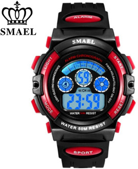 SMAEL Children LED Digital Watch Relogio Feminino Sports Watches Kids Cartoon Relojes Mujer Waterproof Students Wristwatches