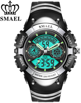 SMAEL Children LED Display Digital Watch 30M Waterproof Kids Sport Watches Multifunction Electronic boy&Girl Student Wrist Watch