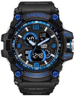 Smael Mannen Horloges Mode Sport Horloge Led Digitale 50M Waterdicht Casual Horloge S Shock Mannelijke Klok Relogios Masculino Horloge man B1617-2