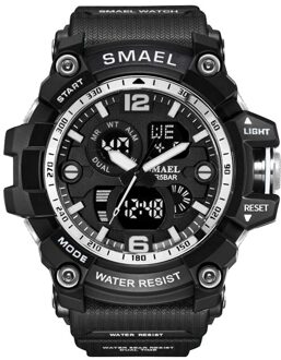 Smael Mannen Horloges Mode Sport Horloge Led Digitale 50M Waterdicht Casual Horloge S Shock Mannelijke Klok Relogios Masculino Horloge man B1617-4