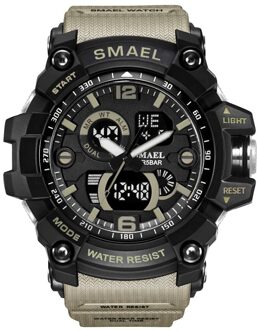 Smael Mannen Horloges Mode Sport Horloge Led Digitale 50M Waterdicht Casual Horloge S Shock Mannelijke Klok Relogios Masculino Horloge man B1617-7