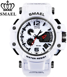 SMAEL Men Quartz Digital Watch Mens Sport Watches Electronic Military Wrist watch Male Waterproof Clock 1509 Relogios Masculino