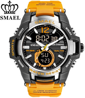 SMAEL Sport Watch Men Watches Waterproof 50M Wristwatch Relogio Masculino Big Dial Quartz Digital Military Army Clock 1805