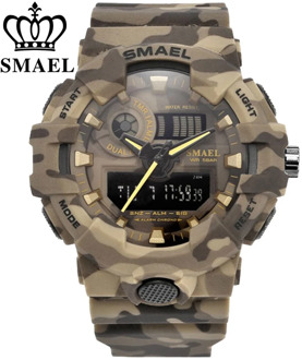 SMAEL Sport Watch Military Watches Men Army Digital Writwatch LED 50m Waterproof Men's Watch Man Watch Gift Colcks Free Shipping