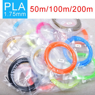 SMAFFOX 3D pen filament PLA 1.75mm 20colors 5meter long 1color 3D printer pen pla filament smelless,smokeless printing material