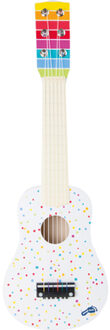 Small Foot gitaar hout wit 53 x 17 x 5,5 cm