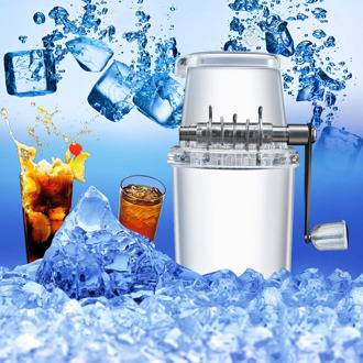 Small Home Manual Ice Crusher Hand Shredding Crusher Snow Cone Maker Machine Manual Ice Crushers