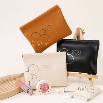 Small Makeup Bag - 3 Colors #Brown