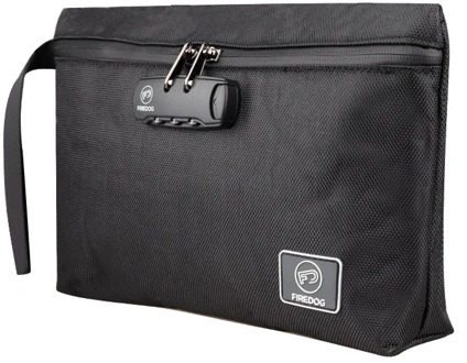 Small Safes Bag Smell Isolated Waterproof Password Lock Storage Bag Zipper Multifunction Travel Office Files Safety Bag