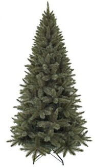 smalle kunstkerstboom forest frosted maat in cm: 185 x Blauw