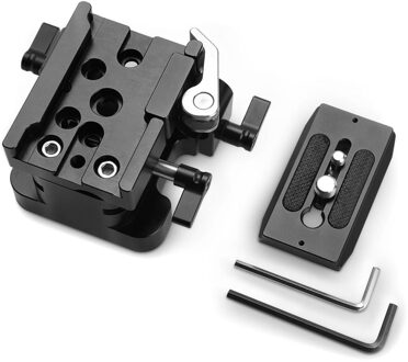 SmallRig 2092 Universal 15mm Rail Support System Baseplate