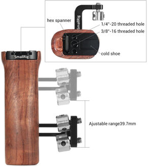 SmallRig 2093 Wooden Universal Side Handle