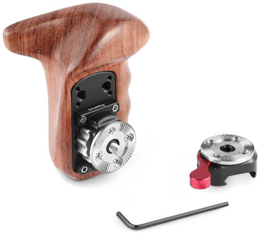 SmallRig 2118 Left Side Wooden Grip with NATO Mount