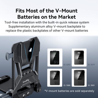 SmallRig 4505B V-Mount Battery Mount Plate
