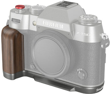 SmallRig 4736 Wooden L-Shape Grip For X-T50 Charcoal