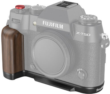 SmallRig 4784 Wooden L-Shape Grip For X-T50 Black