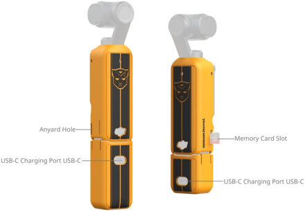 SmallRig 5115 Silicone Case Kit For DJI Osmo Pocket 3 (BumbleBee Edition) Pro