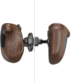 SmallRig 5161 Imagegrip Series Wooden Handle With Nato Clamp (Left Side)