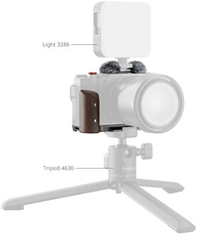 SmallRig 5260 L-Shape Mount Plate With Wooden Handle For Fujifilm X-M5