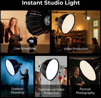 SmallRig 5395 FP-90 Quick-Setup Folding Parabolic Softbox