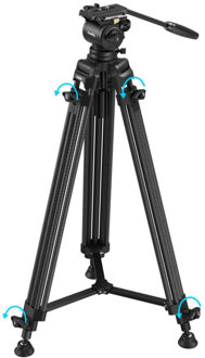 SmallRig 5441 AD14 Heavy-Duty Carbon Fiber Tripod