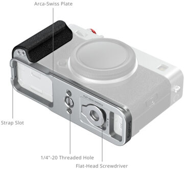 SmallRig 5448 L-Shaped Mount Plate With Silicone Handle For FUJIFILM X-E5
