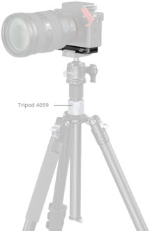 SmallRig 5481 Baseplate With Airtag Slot For Sony Alpha 7C II / Alpha 7CR Zwart