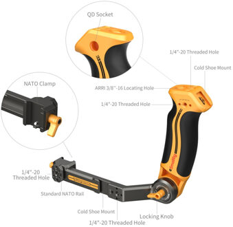 SmallRig 5524 Sling Handle For DJI RS 2 RS 3/4 Pro en Mini (BumbleBee Edition)