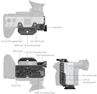 SmallRig 5591 Half Cage For Sony FX2