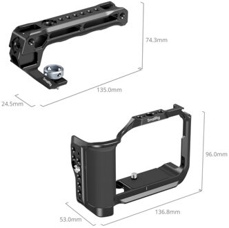 SmallRig 5766 Cage Kit For Canon EOS R50 V (Black)