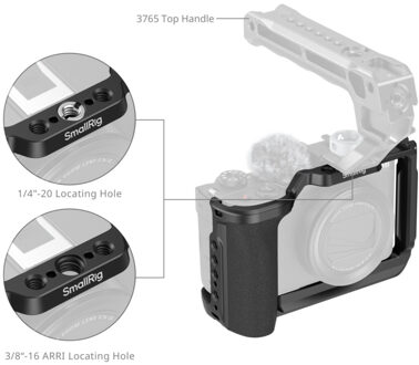 SmallRig 5807 Cage For Canon PowerShot V1 (Black)