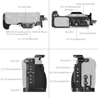 SmallRig 5904 Hawklock Quick Release Cage For Nikon ZR