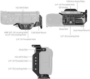 SmallRig 5905 Half Cage For Nikon ZR