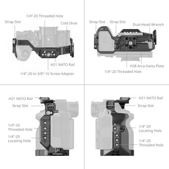 SmallRig 6024 Hawklock Quick Release Cage For Sony A7 V / A7R V / A7 IV