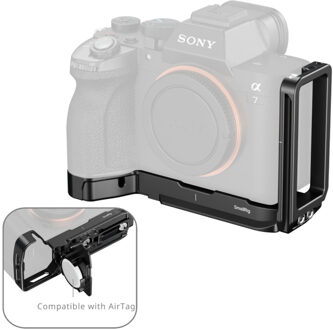 SmallRig 6034 L-Shaped Mount Plate With Airtag Slot For Sony A7 V / A7R V / A7 IV / A7S III / A1 / A7R IV